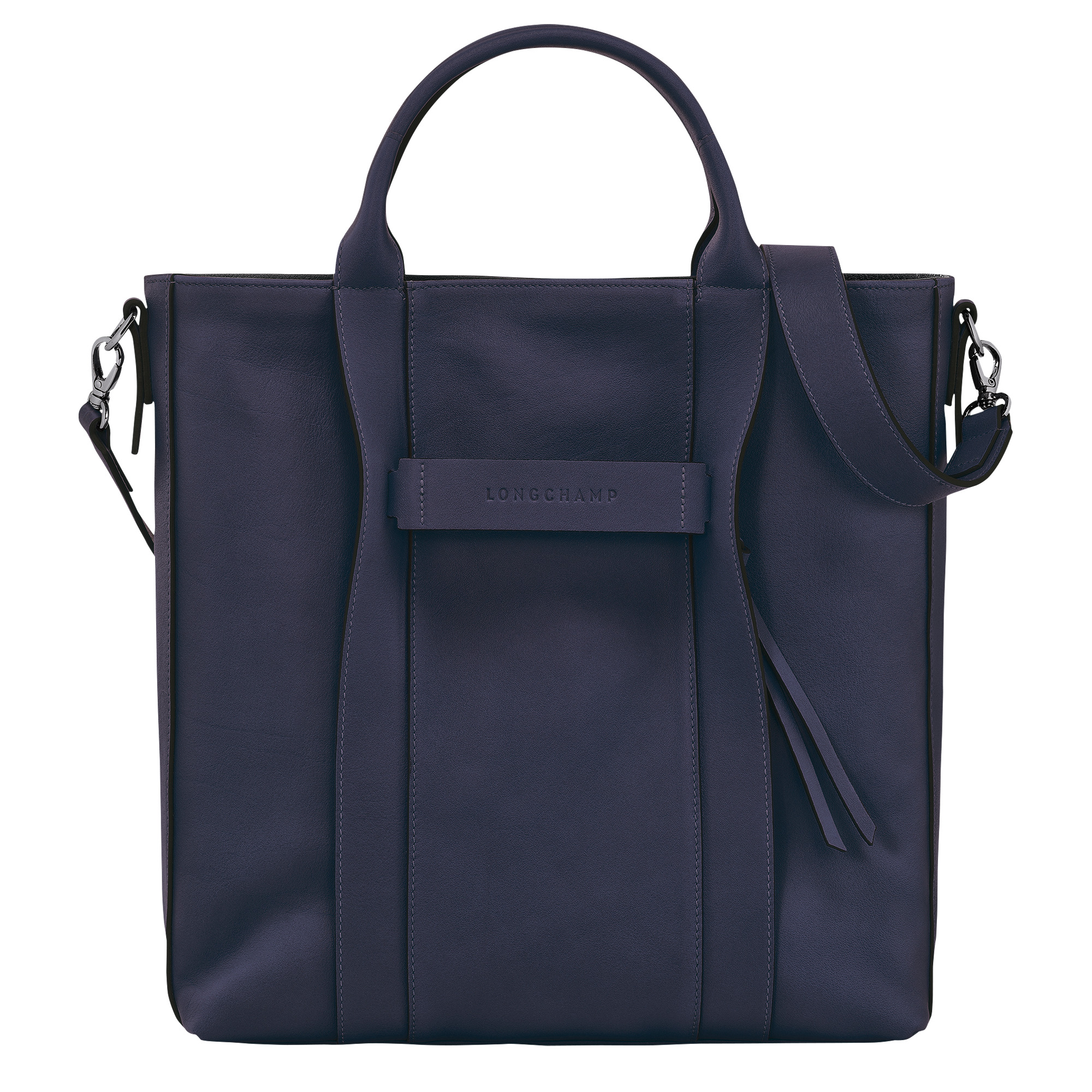 Longchamp 3D L Tote bag Bilberry - Leather - 1