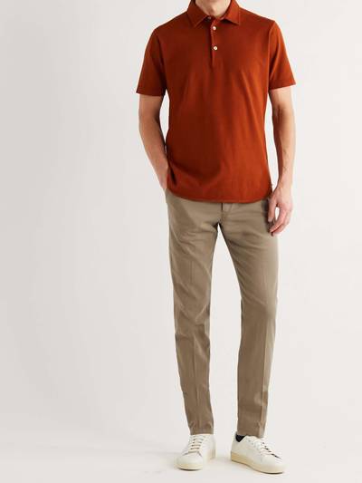 Loro Piana Slim-Fit Stretch-Cotton Trousers outlook