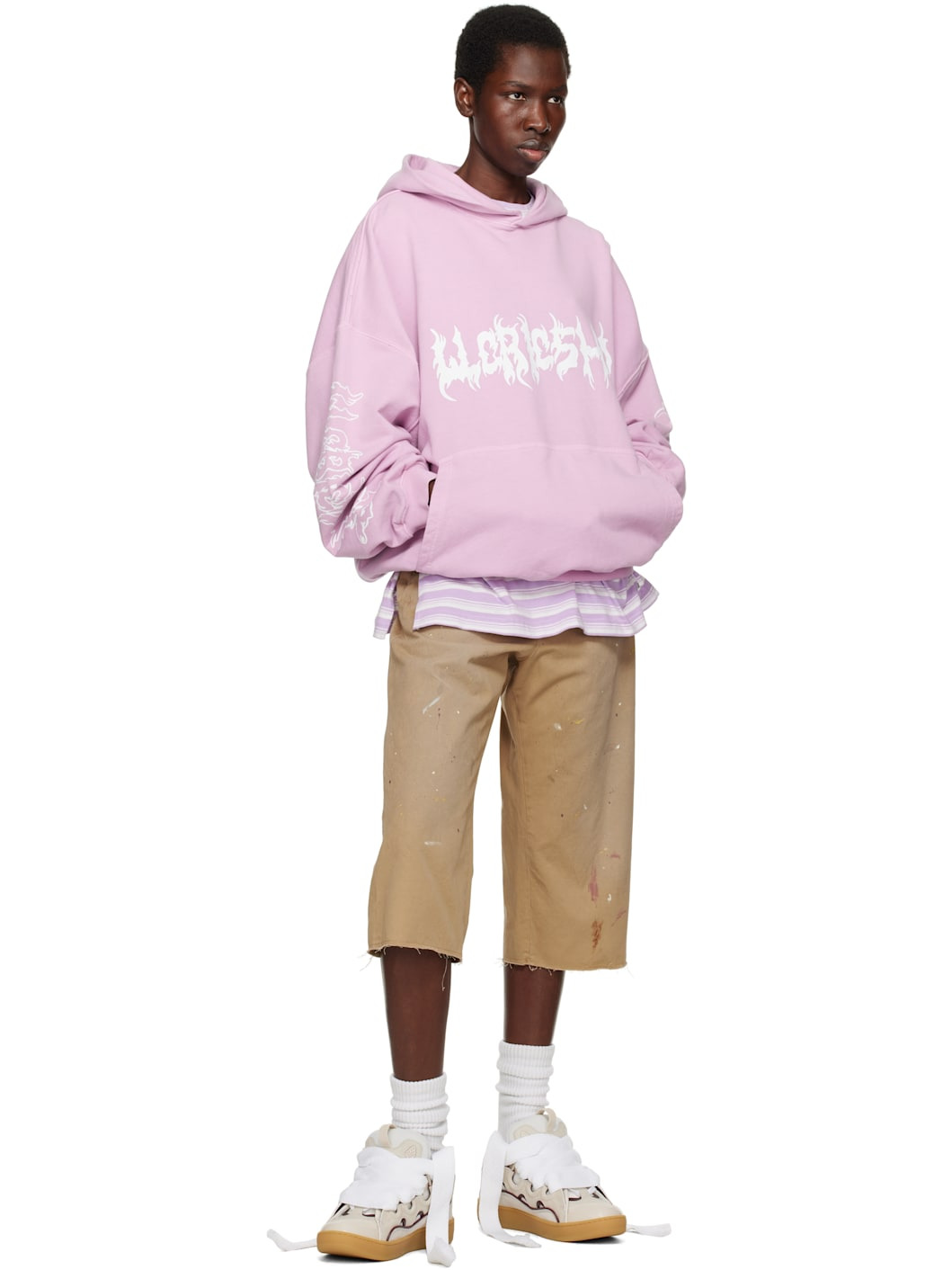 SSENSE Exclusive Beige Curb Sneakers - 5