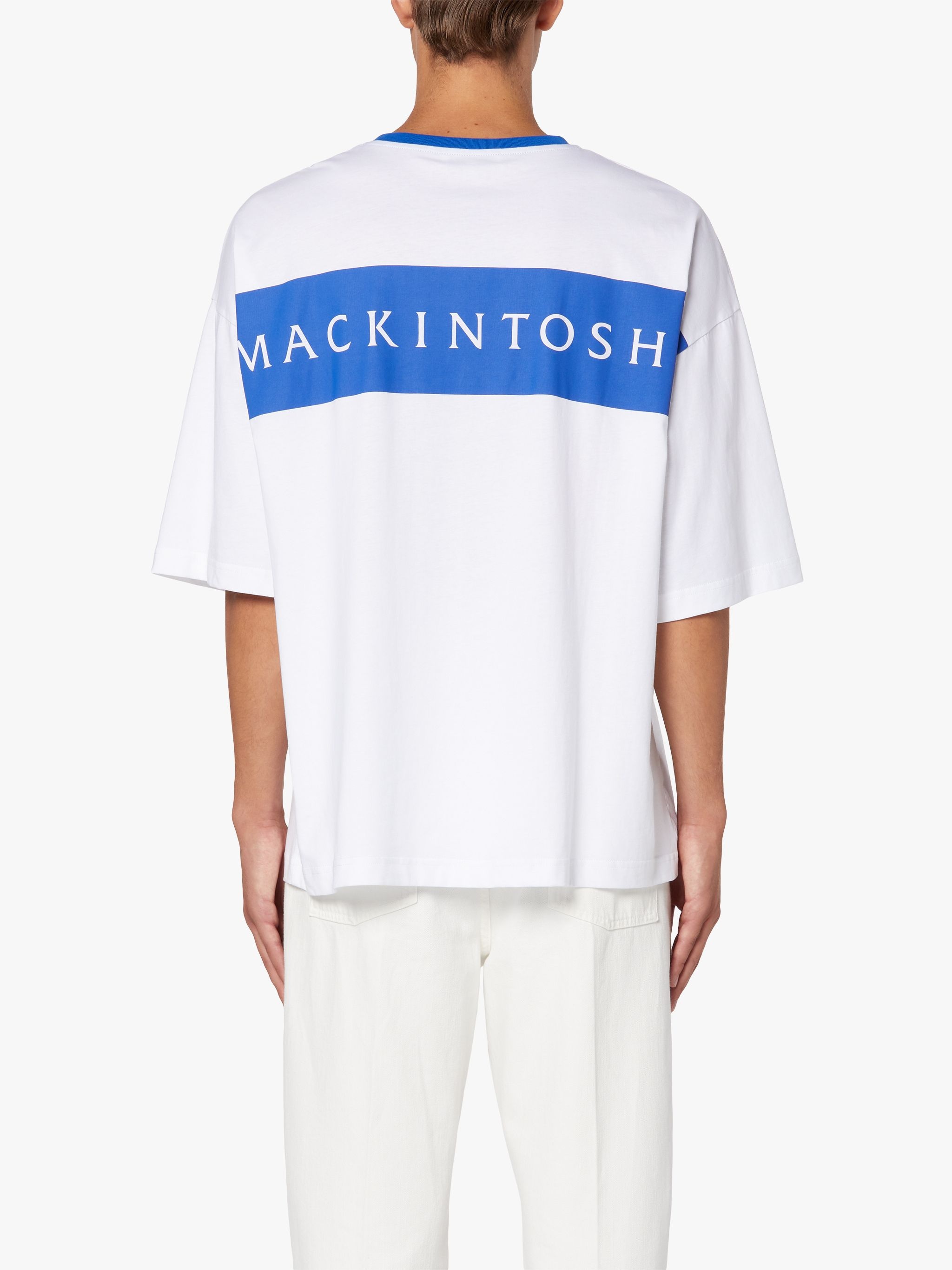 WHITE COTTON LOGO T-SHIRT | GJM-220 - 4