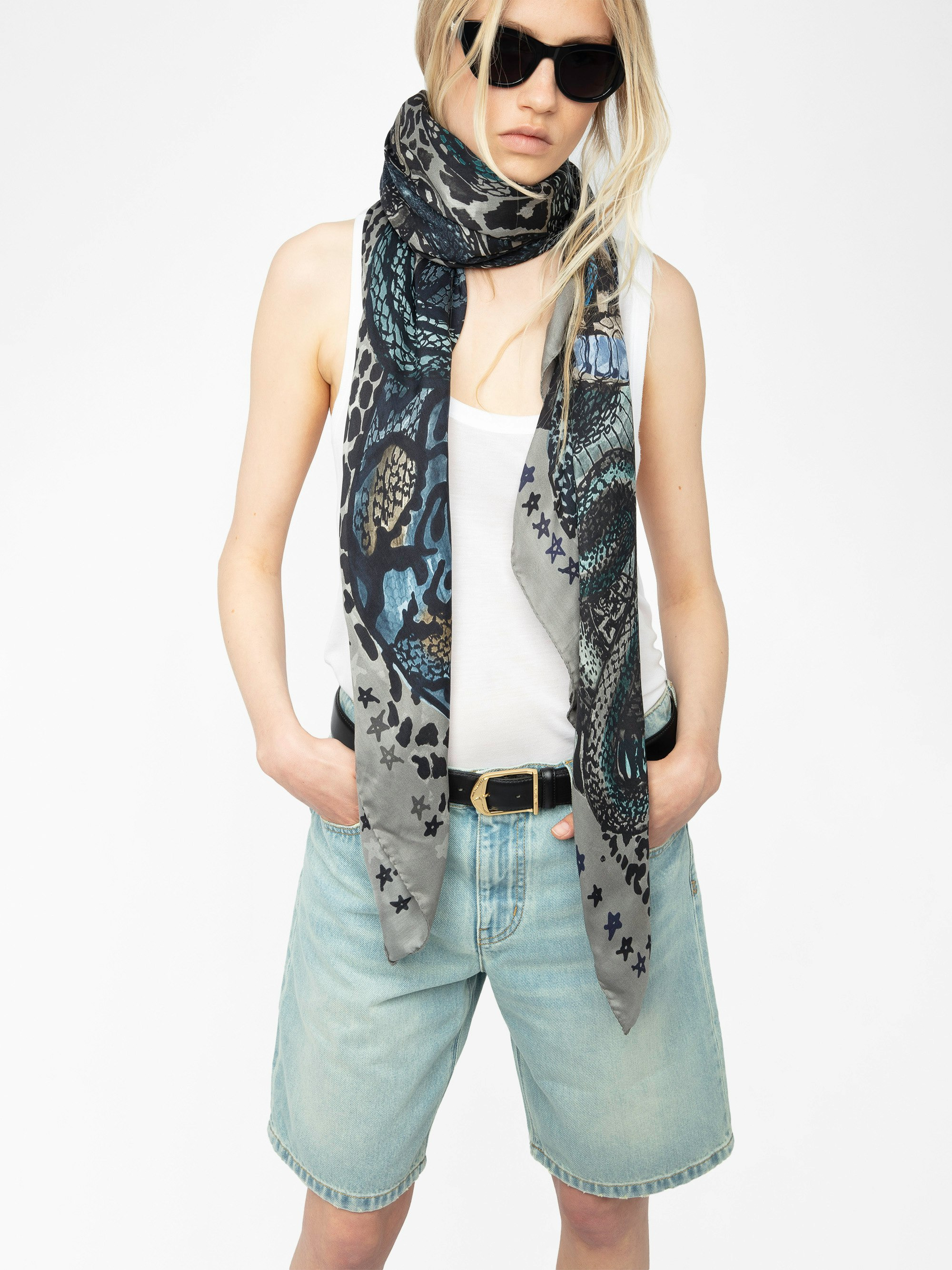 Billie Snakes Scarf - 3