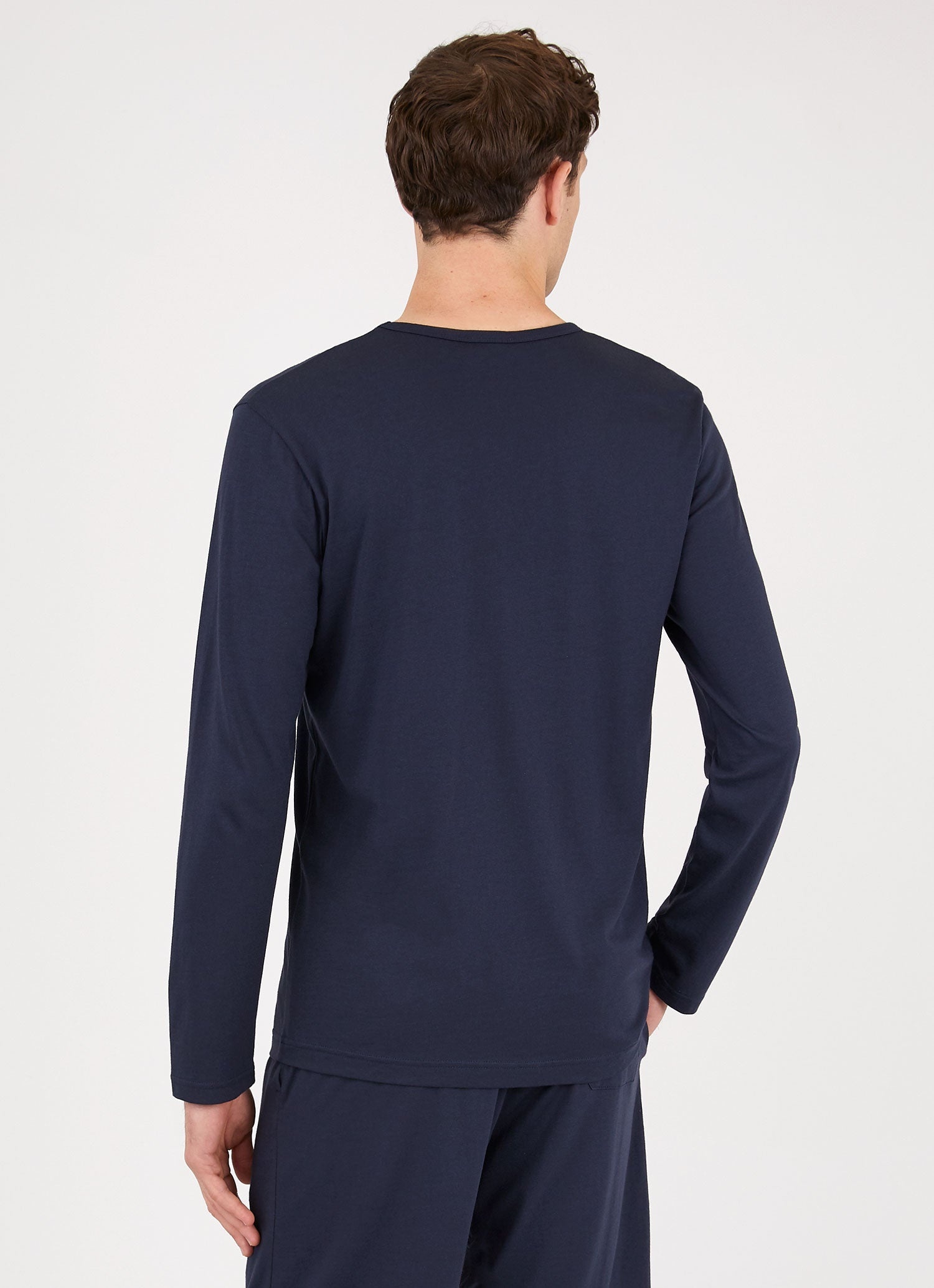 Cotton Modal Lounge Long Sleeve T‑shirt - 4