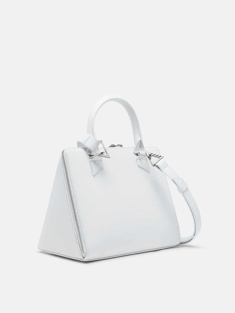 THE ATTICO ''MONDAY'' WHITE TOP HANDLE outlook