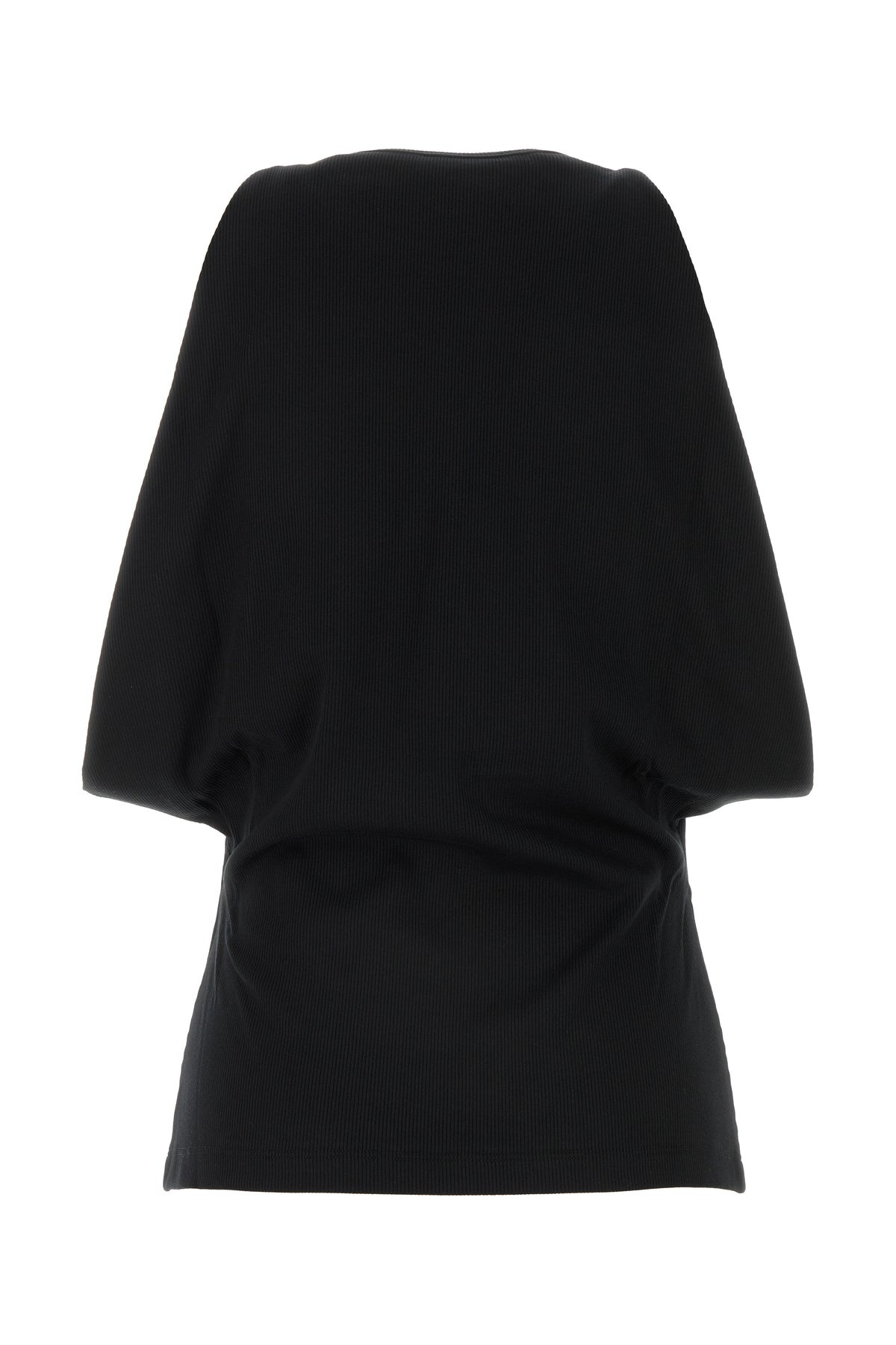 Black stretch cotton top - 2