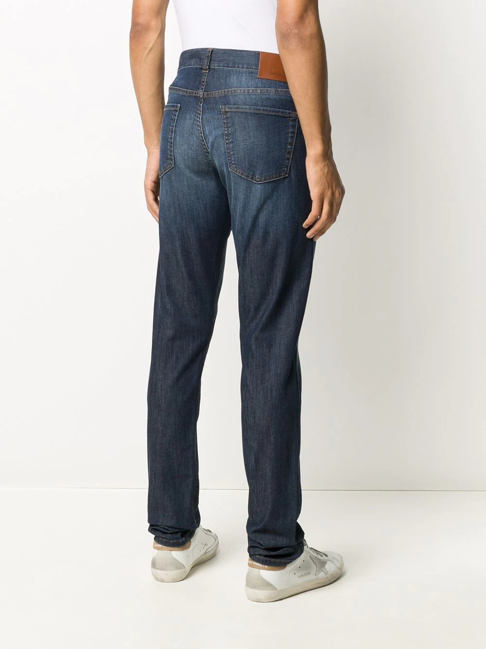 high-rise straight leg jeans - 4