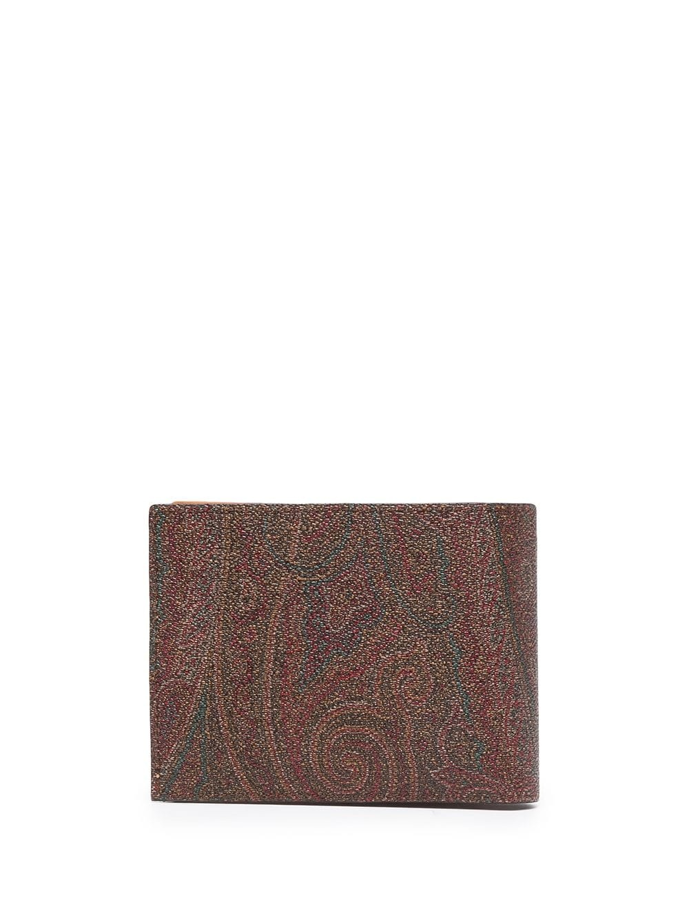 paisley bi-fold wallet - 2