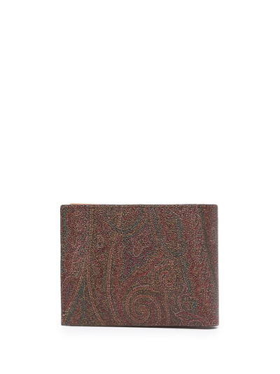 Etro paisley bi-fold wallet outlook