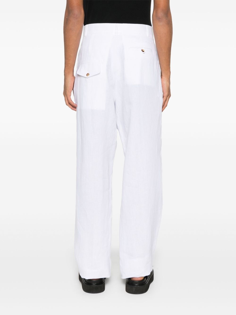 linen trousers - 4