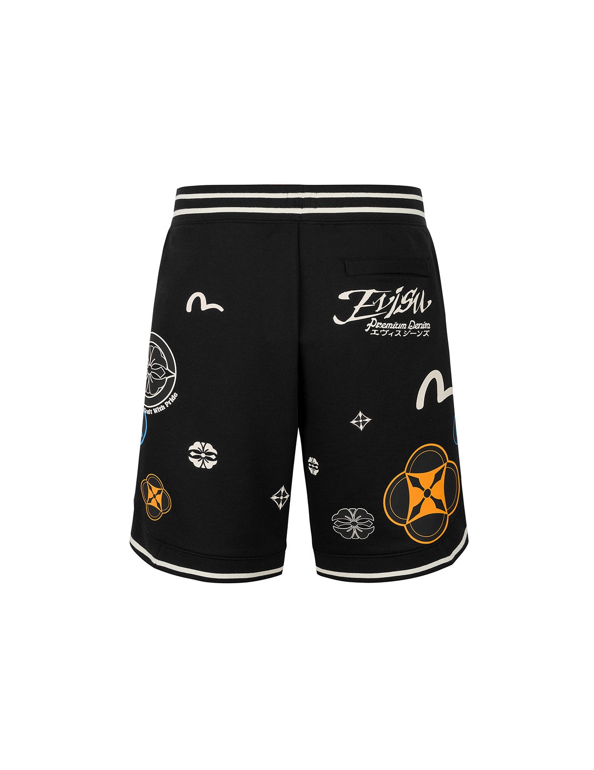 Allover Logo Print Fashion Fit Sweatshorts - 9