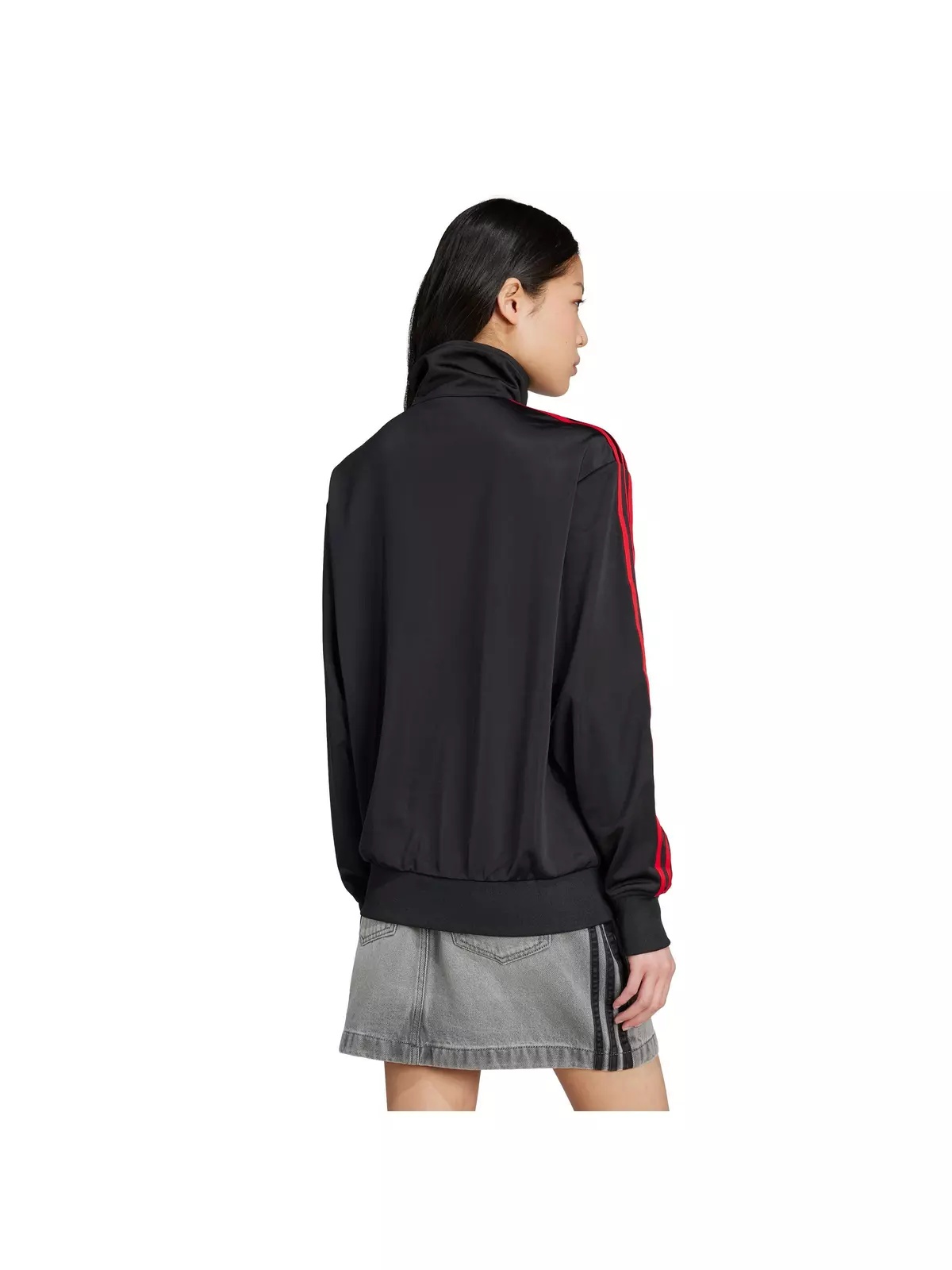 Originals Women's Adicolor Classic Firebird Loose Track Top -Black/Red - 2