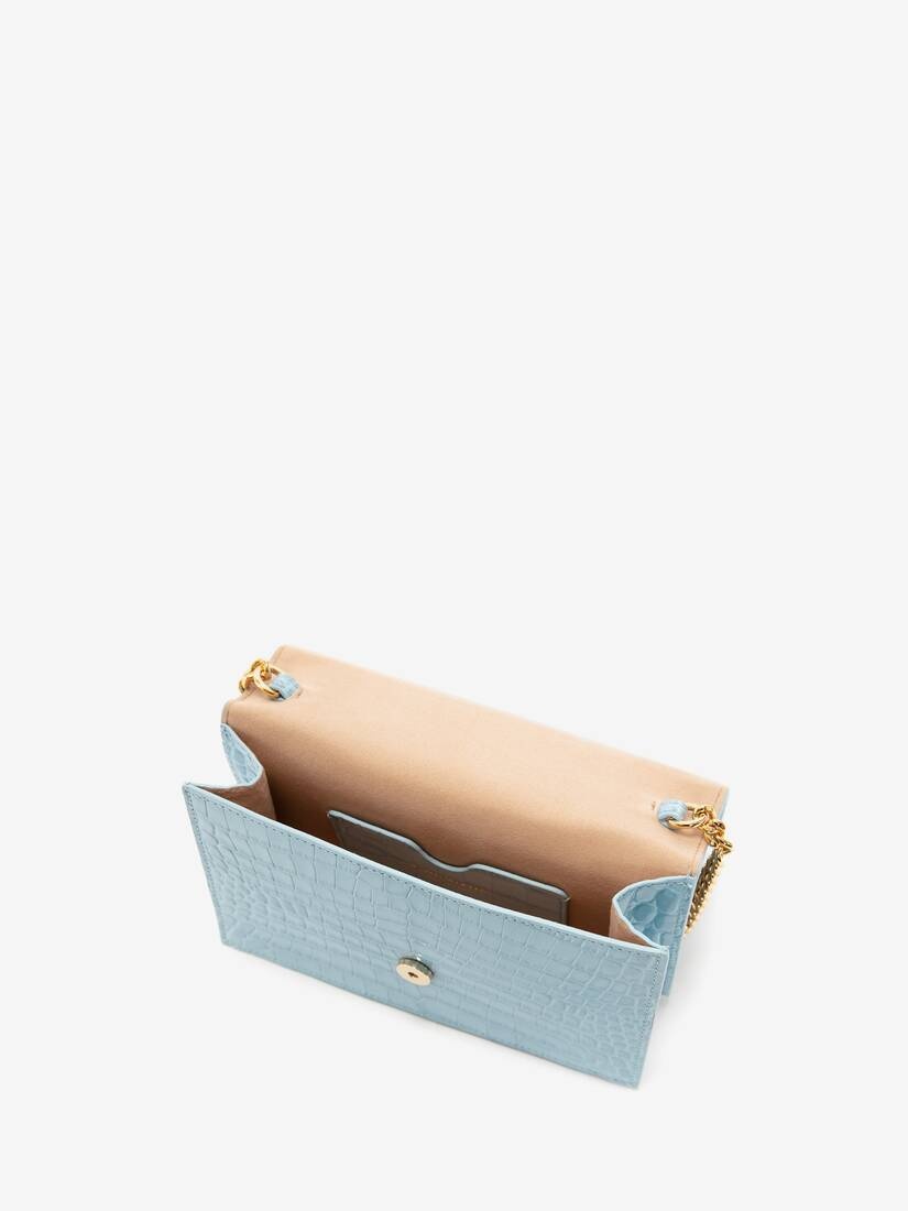 Small Skull Bag in Light Blue - 4