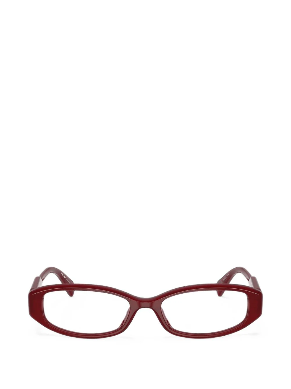 oval-frame glasses - 1