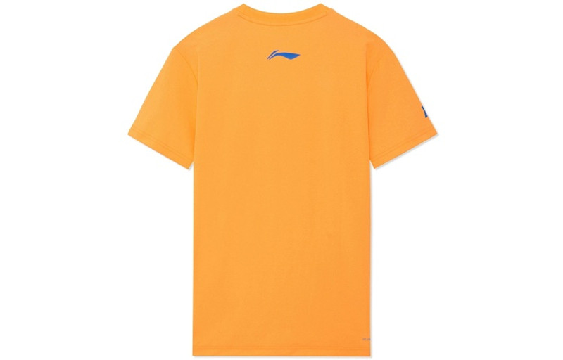 Li-Ning Li-Ning Table Tennis Cartoon Graphic Quick-Drying T-shirt 'Orange' AHSS239-1 outlook