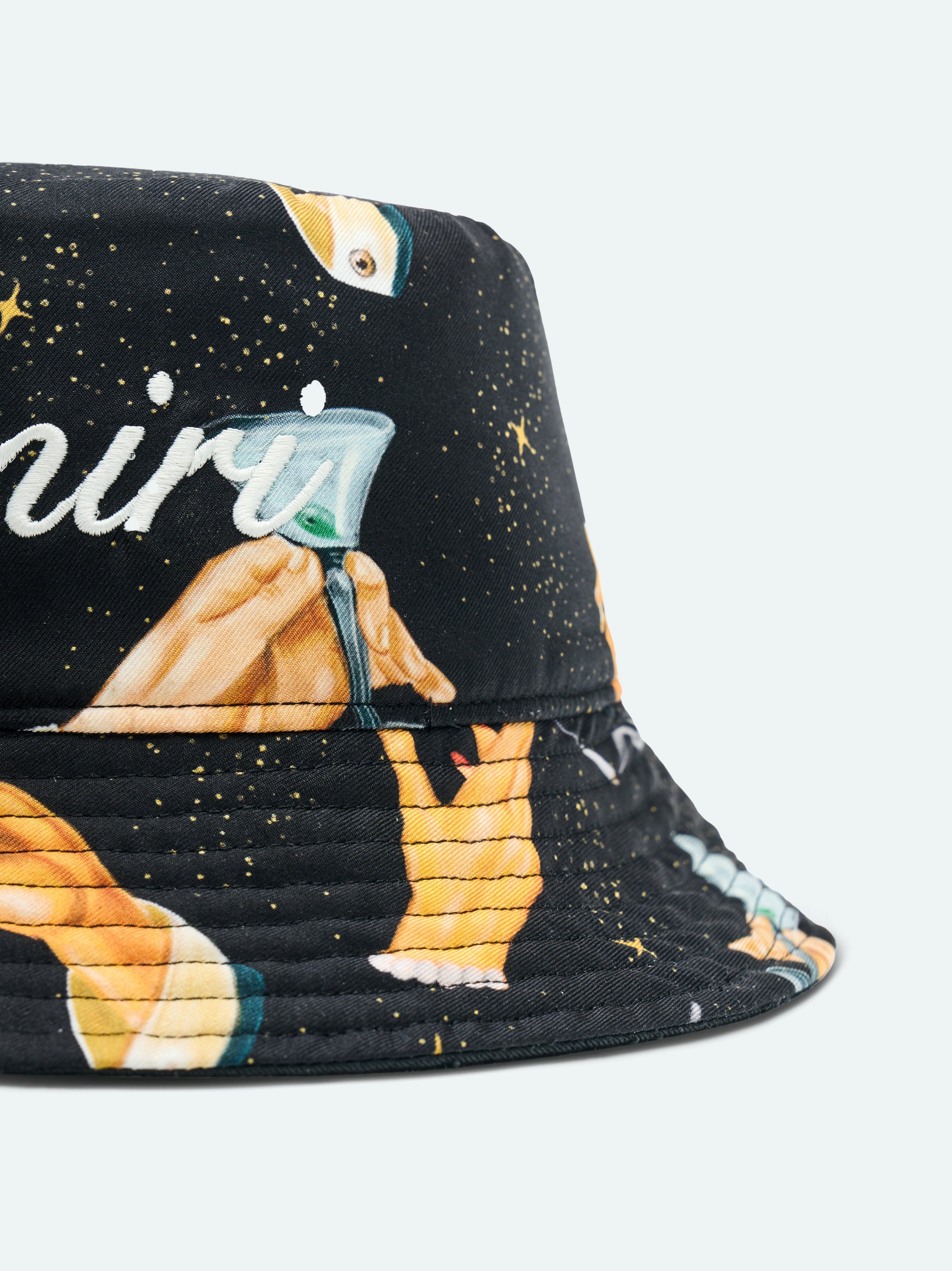 AMIRI SMOKE REVERSIBLE BUCKET HAT - 3