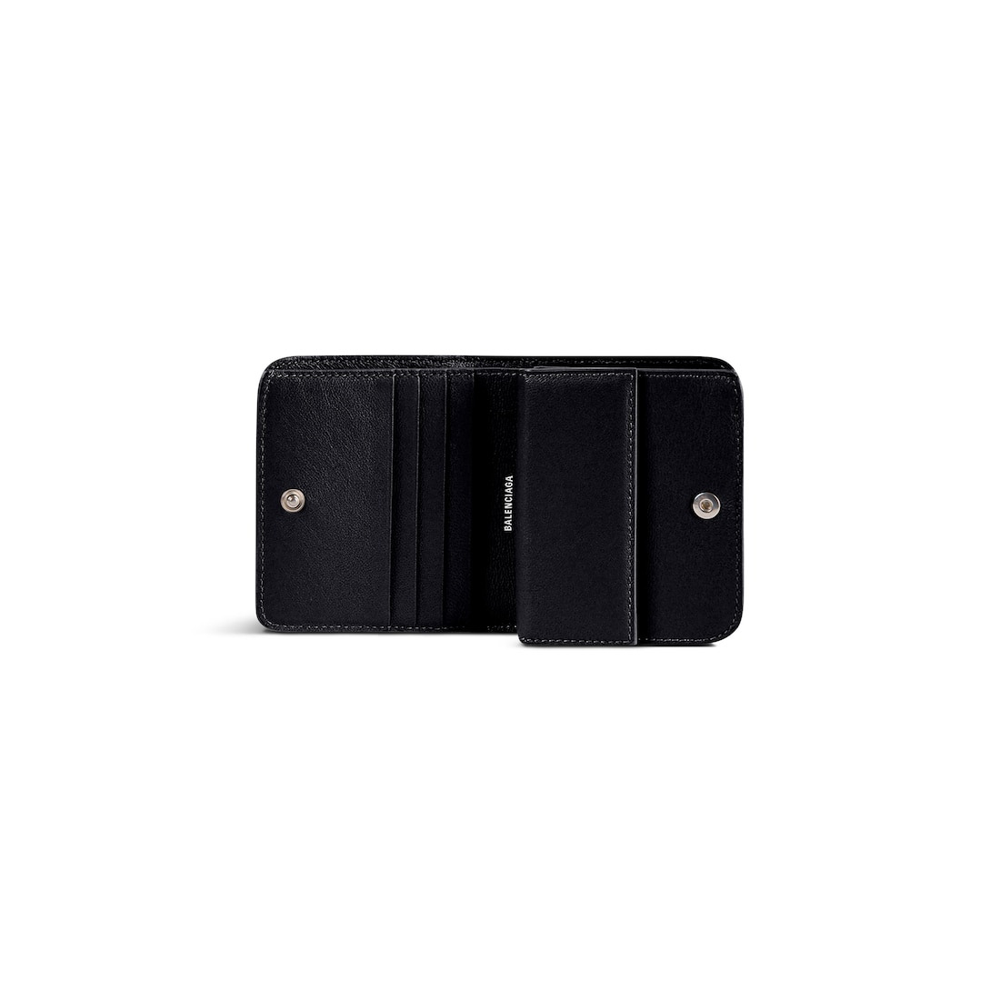 Cash Flap Coin And Card Holder in Black - 3