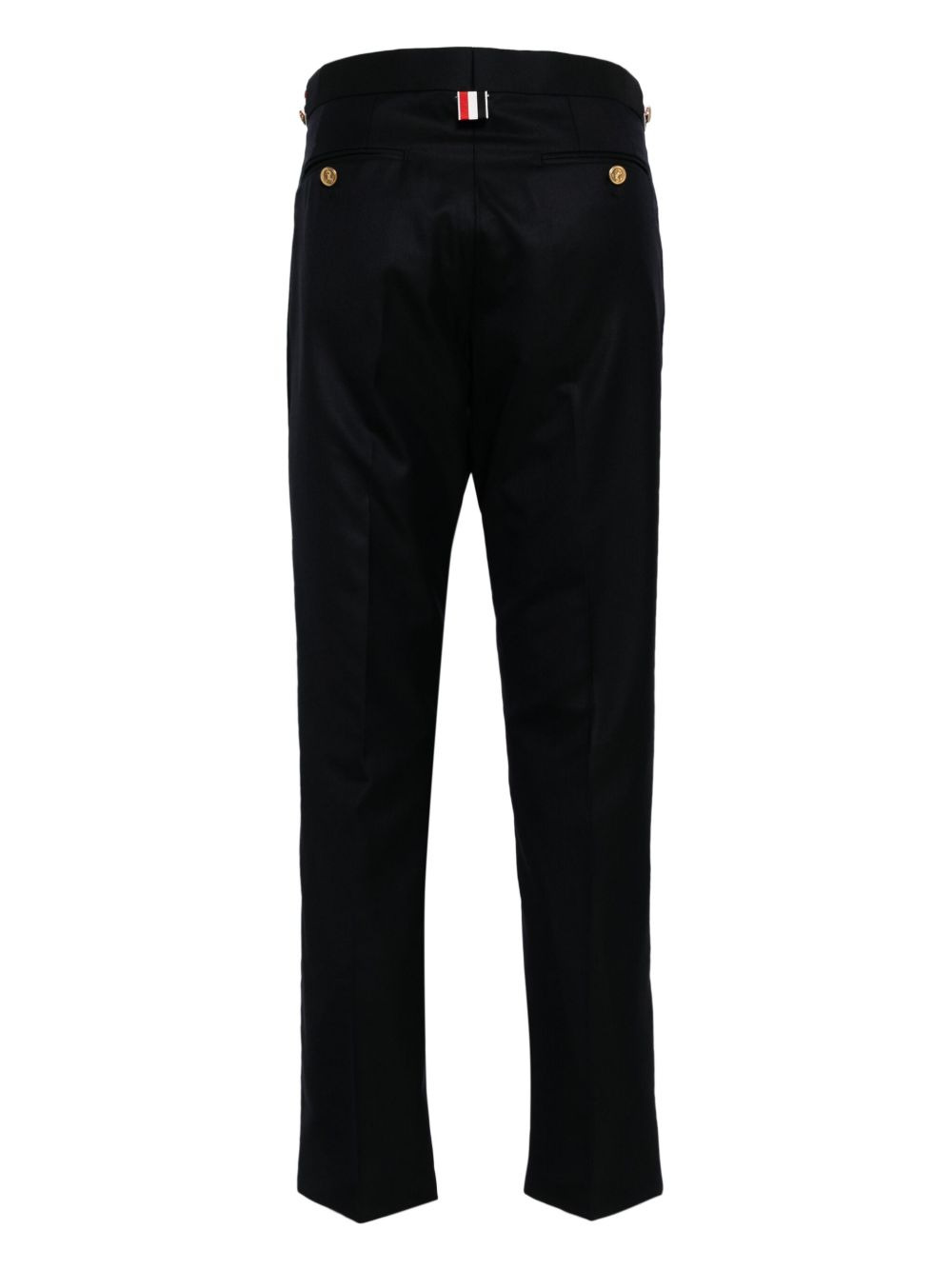 super 120s twill side tab trousers - 2