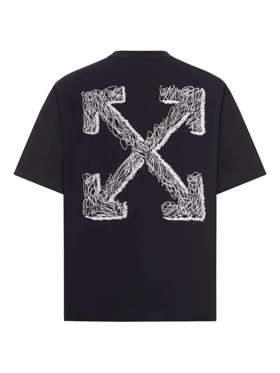 Off-White Scribble Arr Skate S/S Tee Black - White - 1