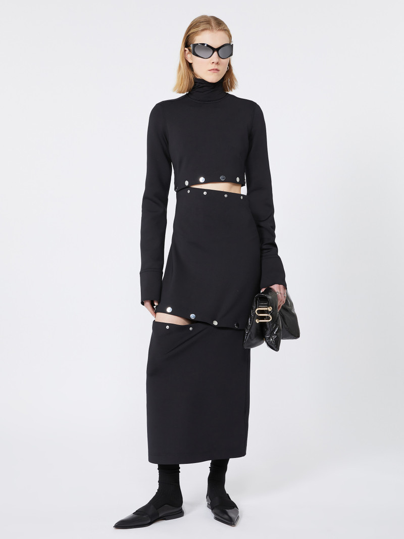 Sportmax CANZONE Shortenable scuba jersey dress outlook