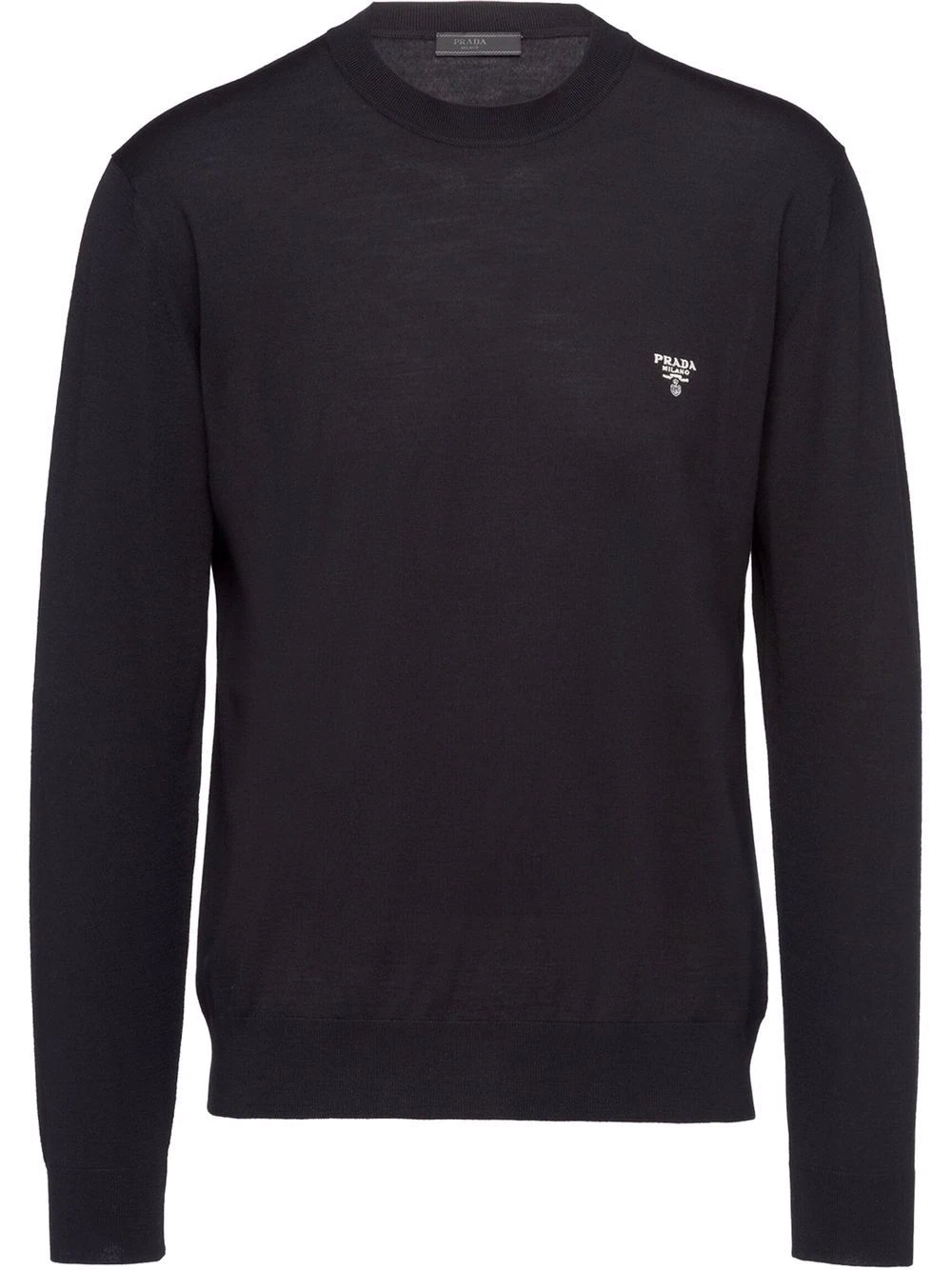 superfine wool long-sleeve jumper - 1