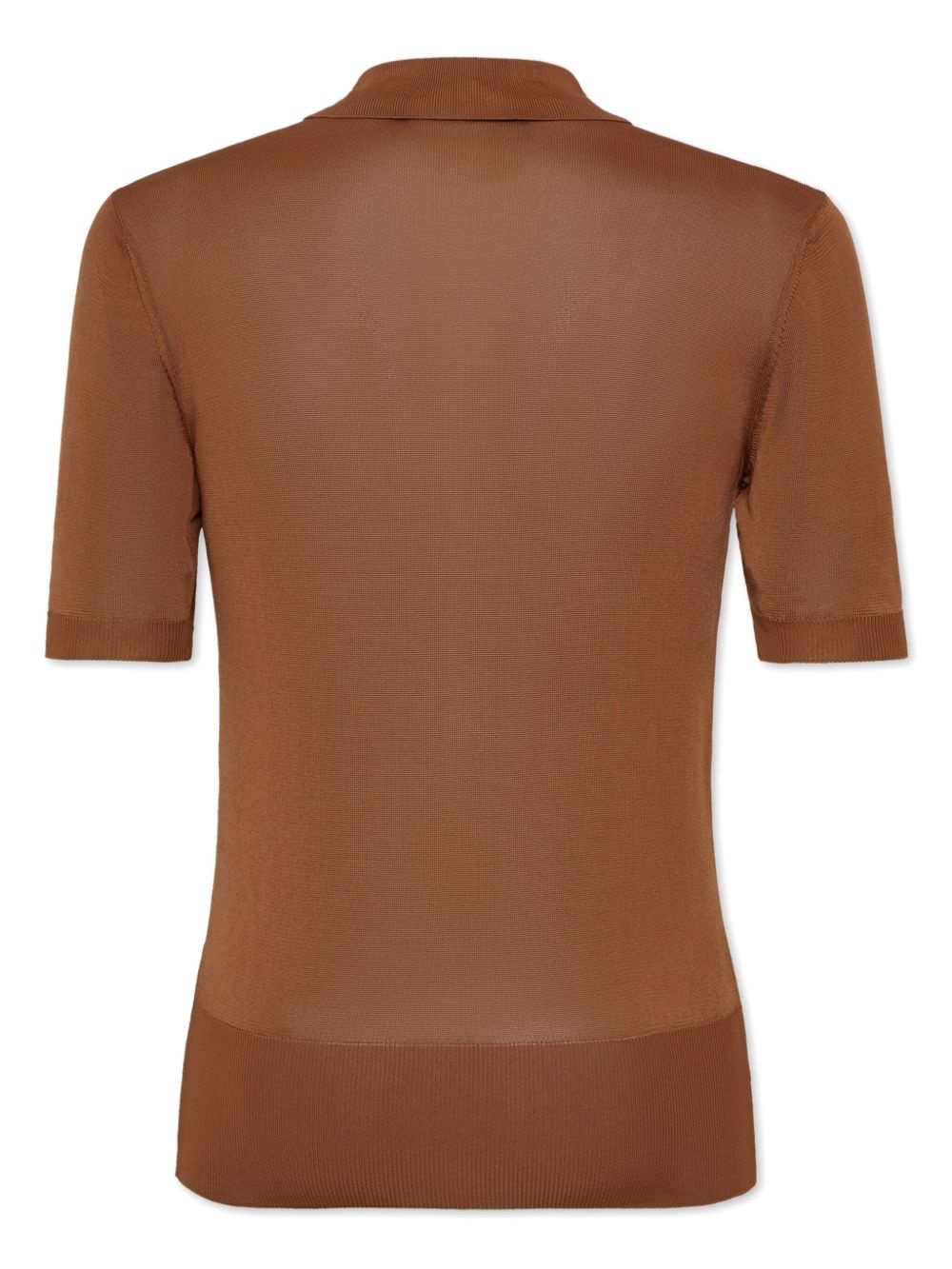 logo-plaque polo shirt - 2