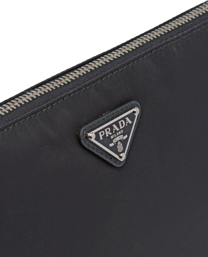 Prada Re-Nylon and Saffiano leather pouch outlook