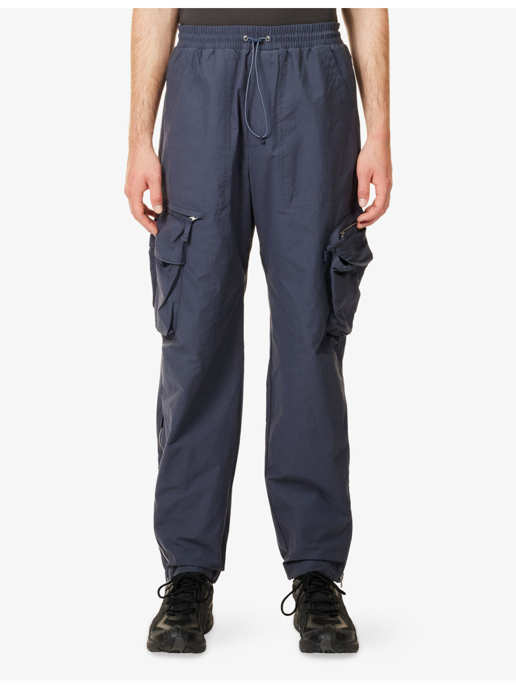 Reserve Regular-Fit Cotton Blend Cargo Trousers - 3