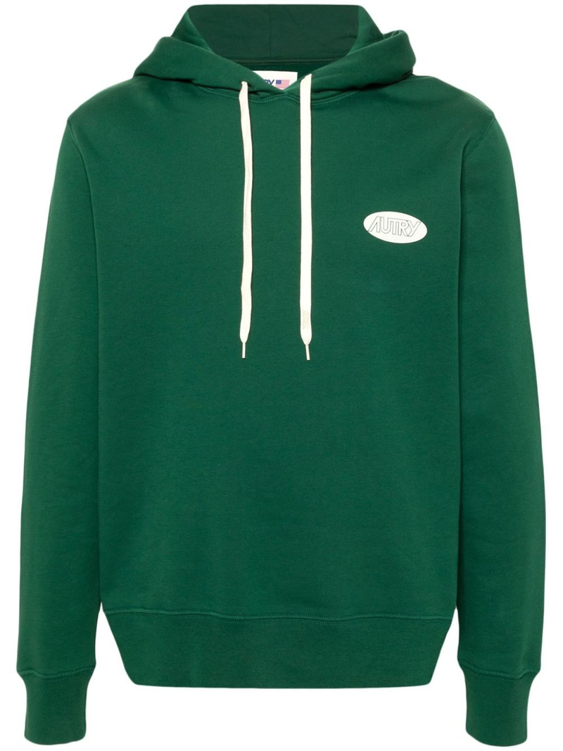 로고 인쇄 면 hoodie 1