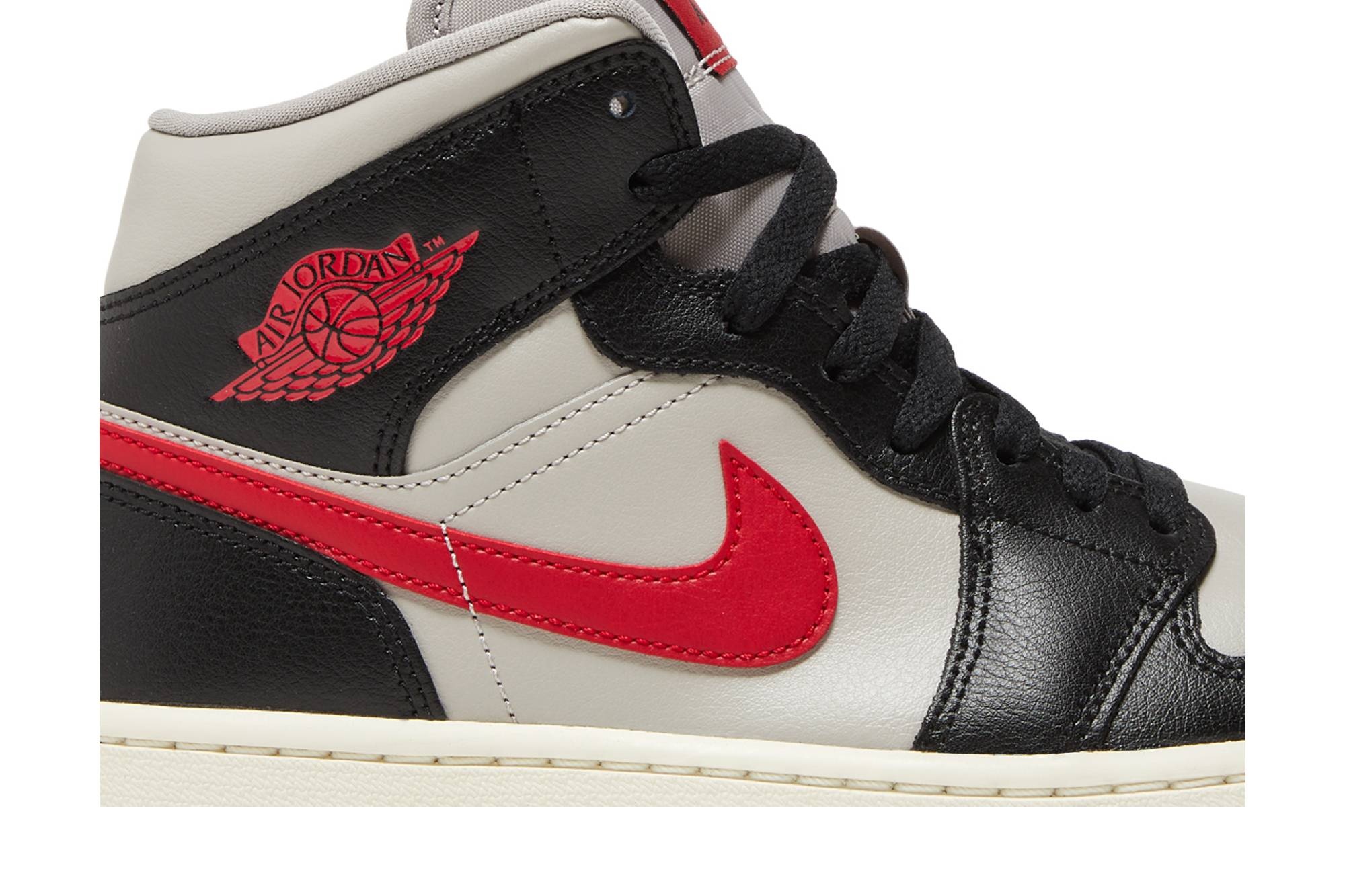 Wmns Air Jordan 1 Mid 'Black College Grey' - 2