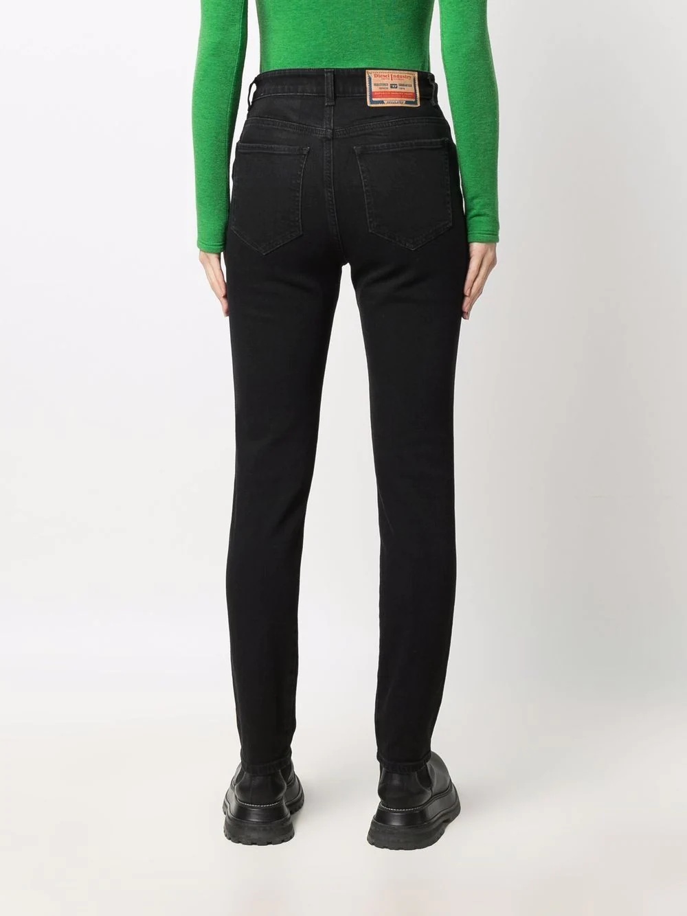 logo-patch denim jeans - 4