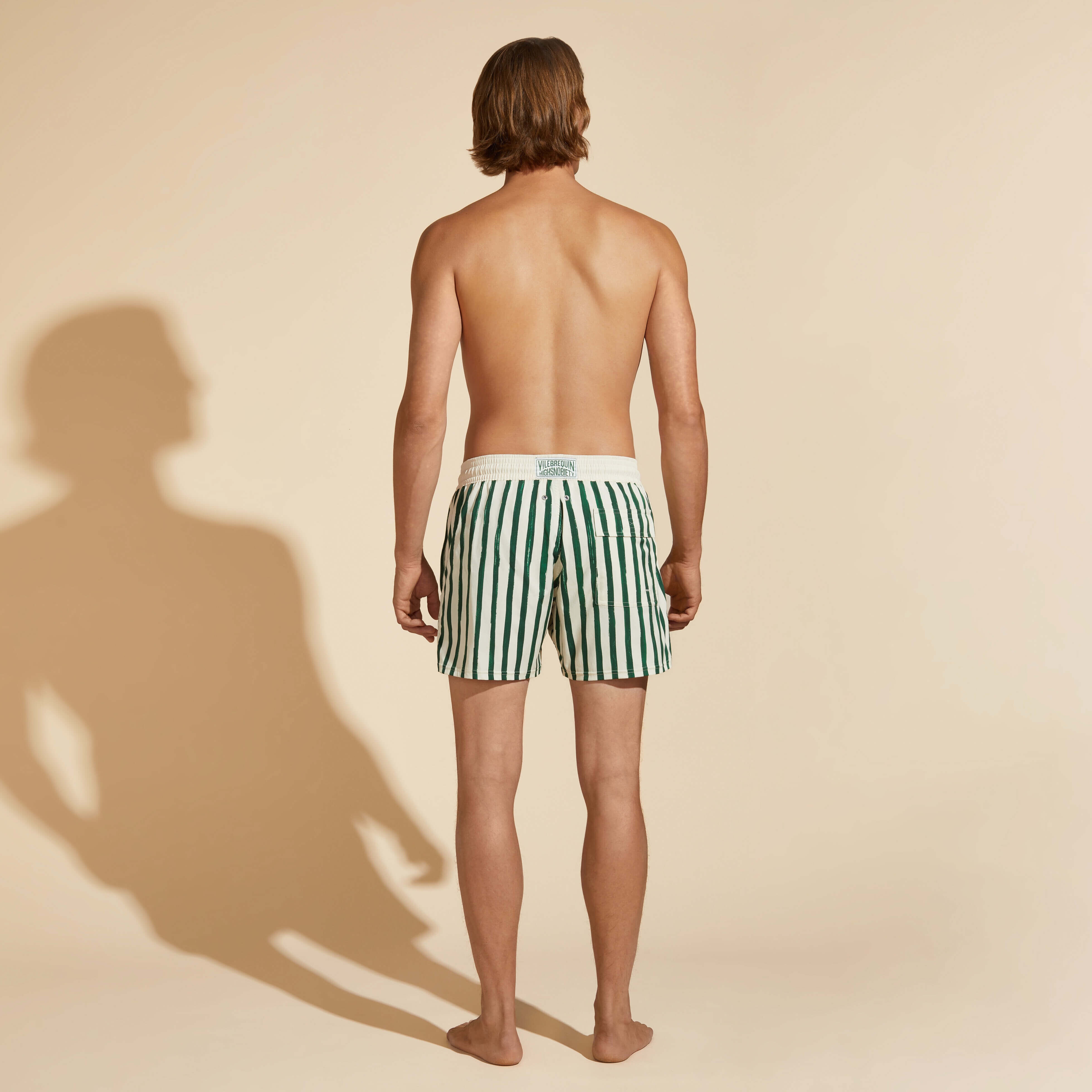 Men Stretch Swim Trunks HS Stripes - Vilebrequin x Highsnobiety - 4