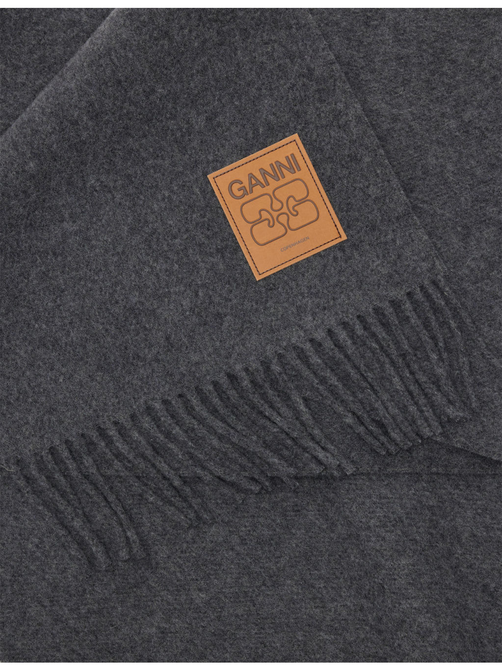 Brand-Patch Wool Scarf - 3