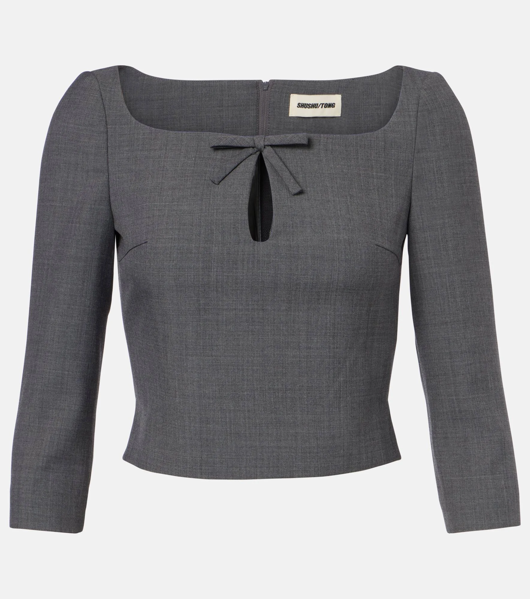 Bow-detail cutout top - 1