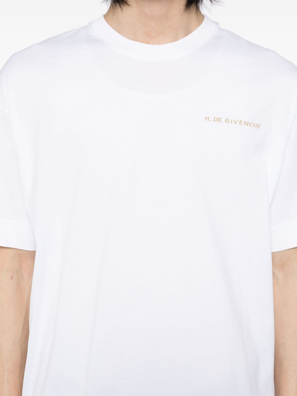logo-embroidered T-shirt - 4