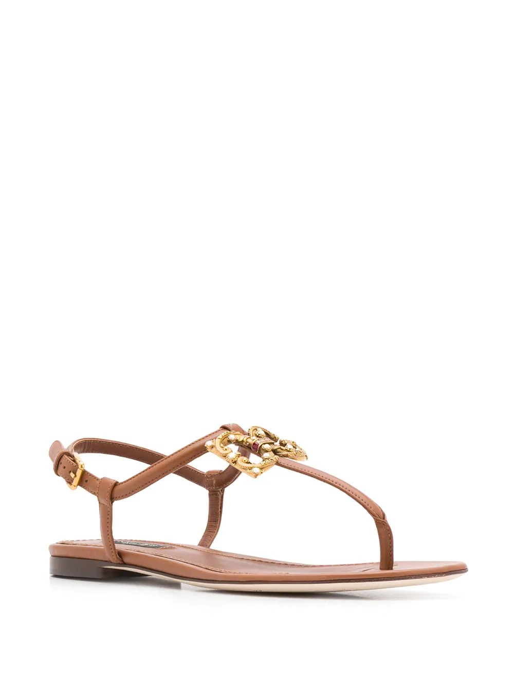 D&G Baroque plaque sandals - 2