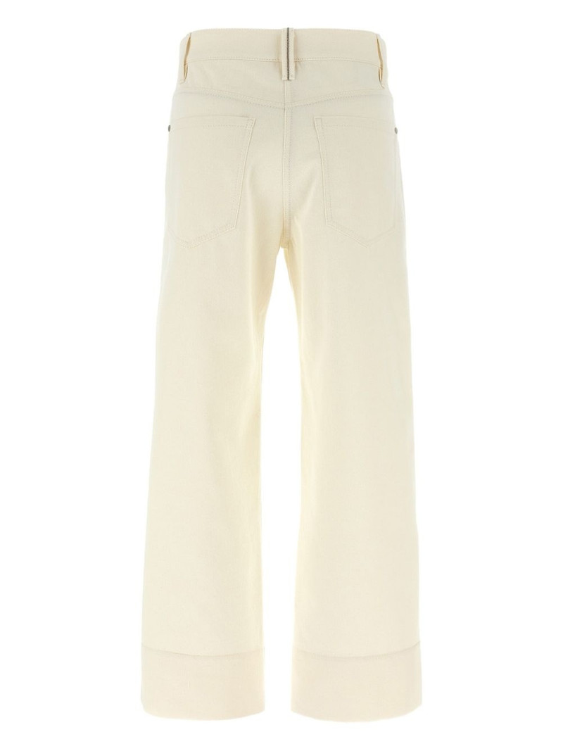 Brunello Cucinelli Monile cropped jeans outlook