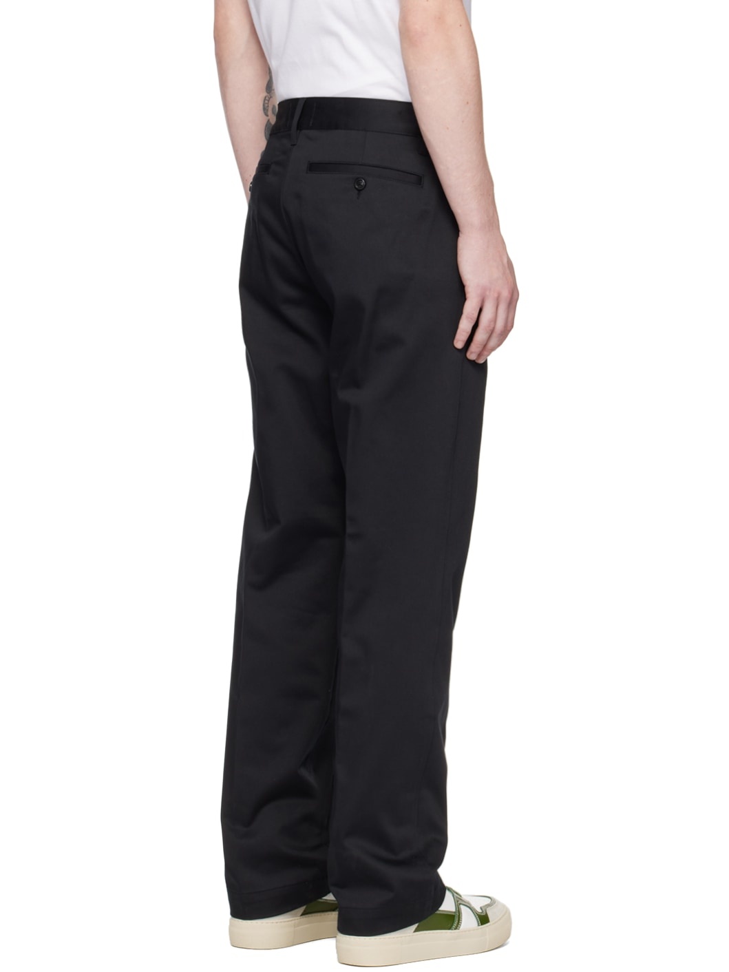 Black Alex Fit Trousers - 3