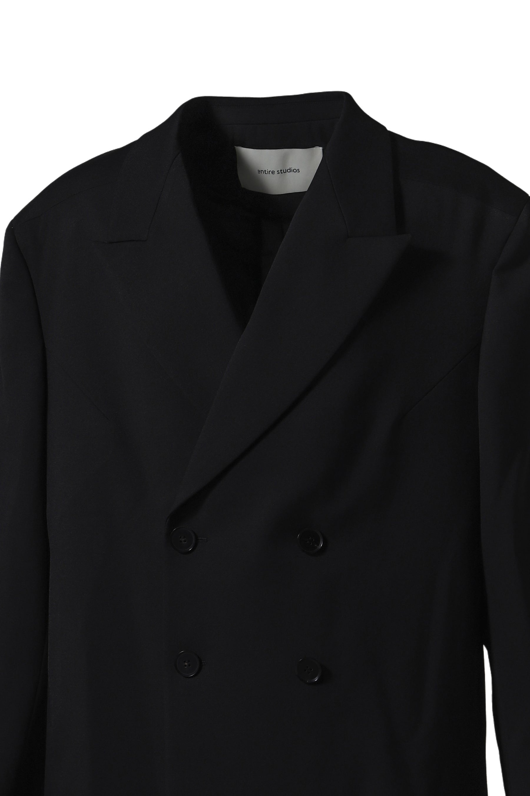 DOUBLE BREASTED BLAZER BLACK / BLK - 8