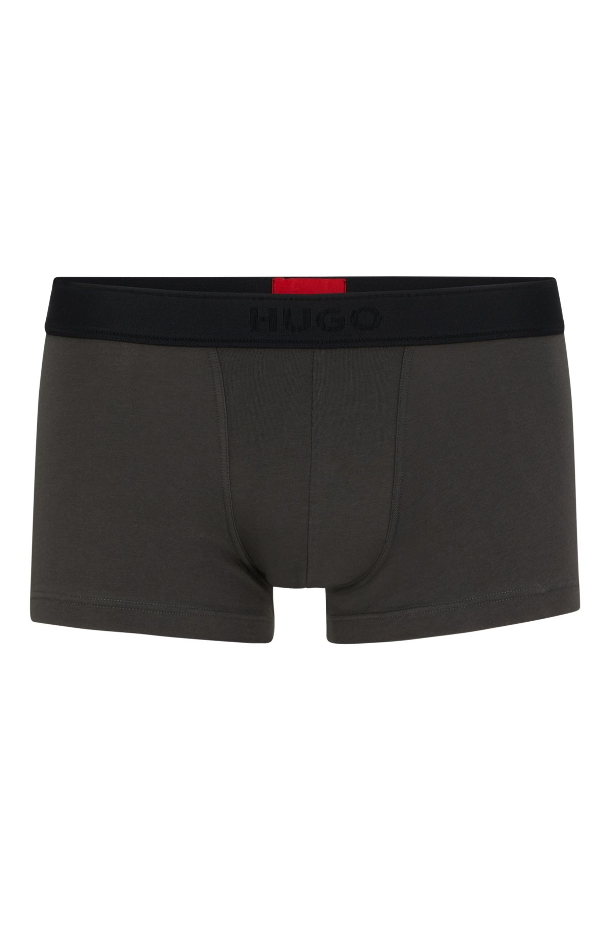 STRETCH-COTTON TRUNKS WITH PLAYING-CARD LOGO - 1