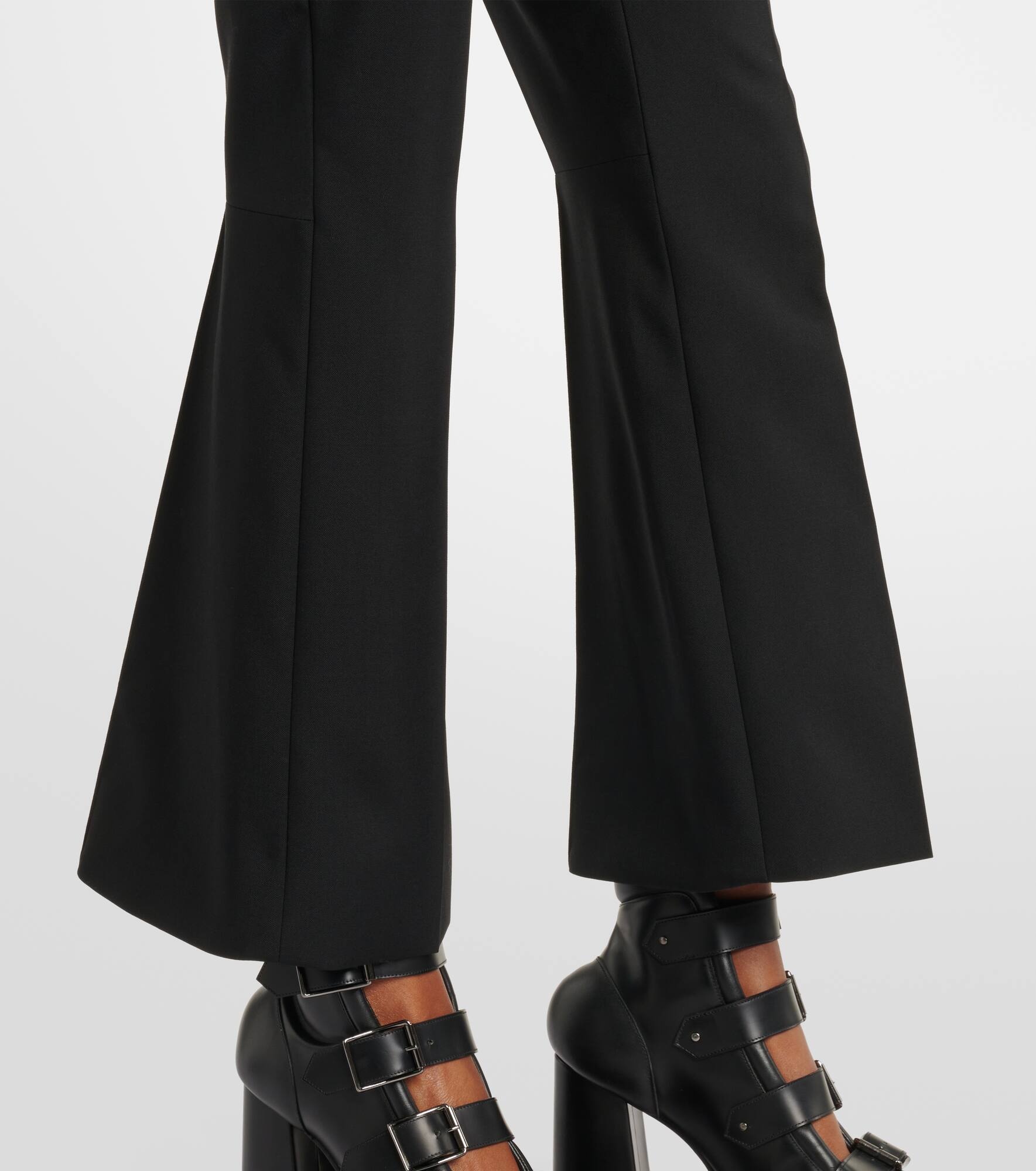 Kickback wool flared pants - 5