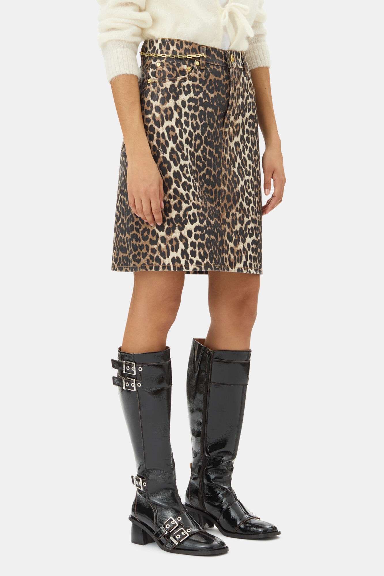 LEOPARD FOIL SKIRTS - 3