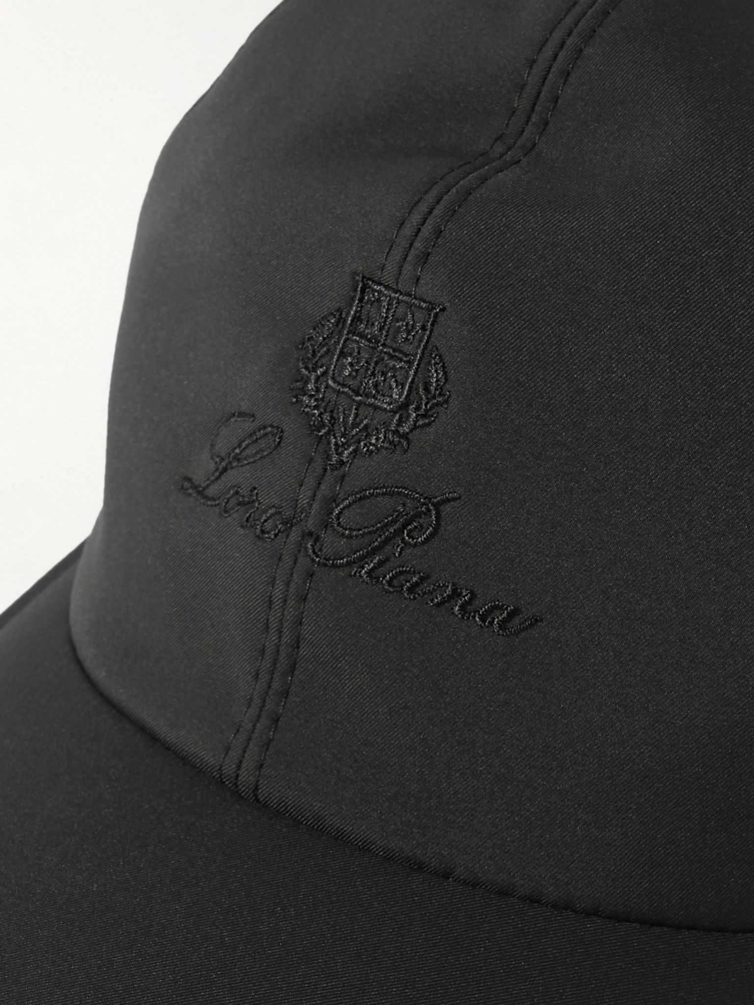 Logo-Embroidered Storm System® Shell Baseball Cap Black - 4