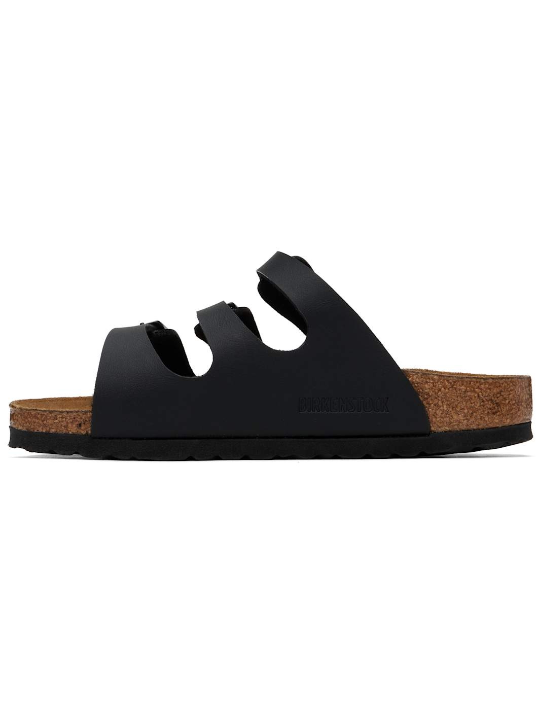Black Narrow Florida Soft Footbed Sandals - 3