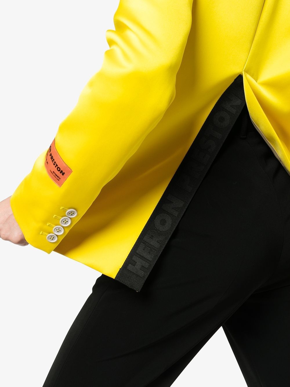 Mikado single-breasted blazer - 5
