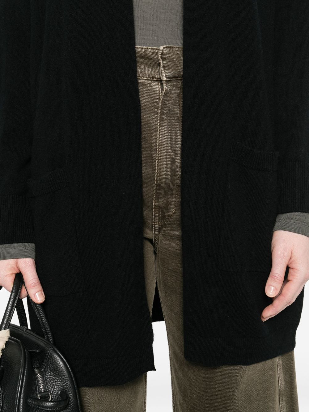 open-front cardigan - 5