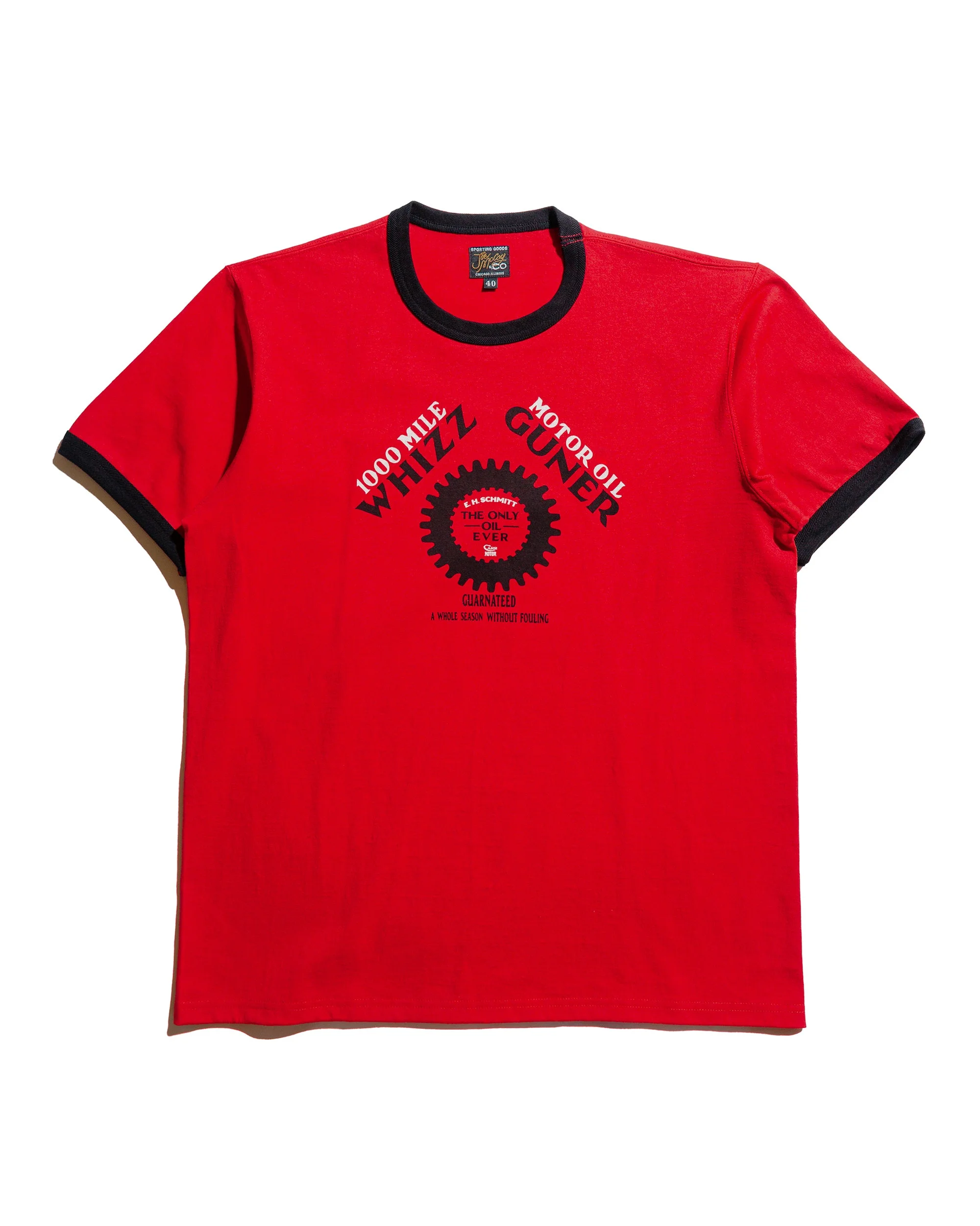 MC25016 Joe McCoy Tee / Whiz Gunner Red/Black - 1