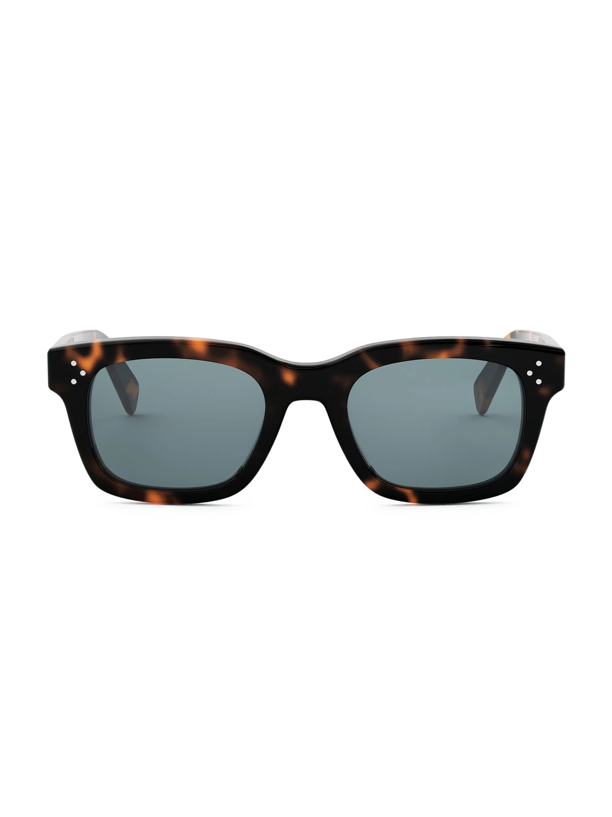 Men's 3 Dots 51mm Geometric Sunglasses - Dark Havana Blue - 1