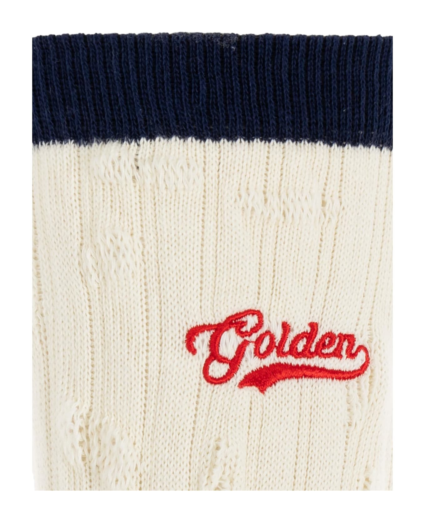 Golden Goose Socks With Logo - 2