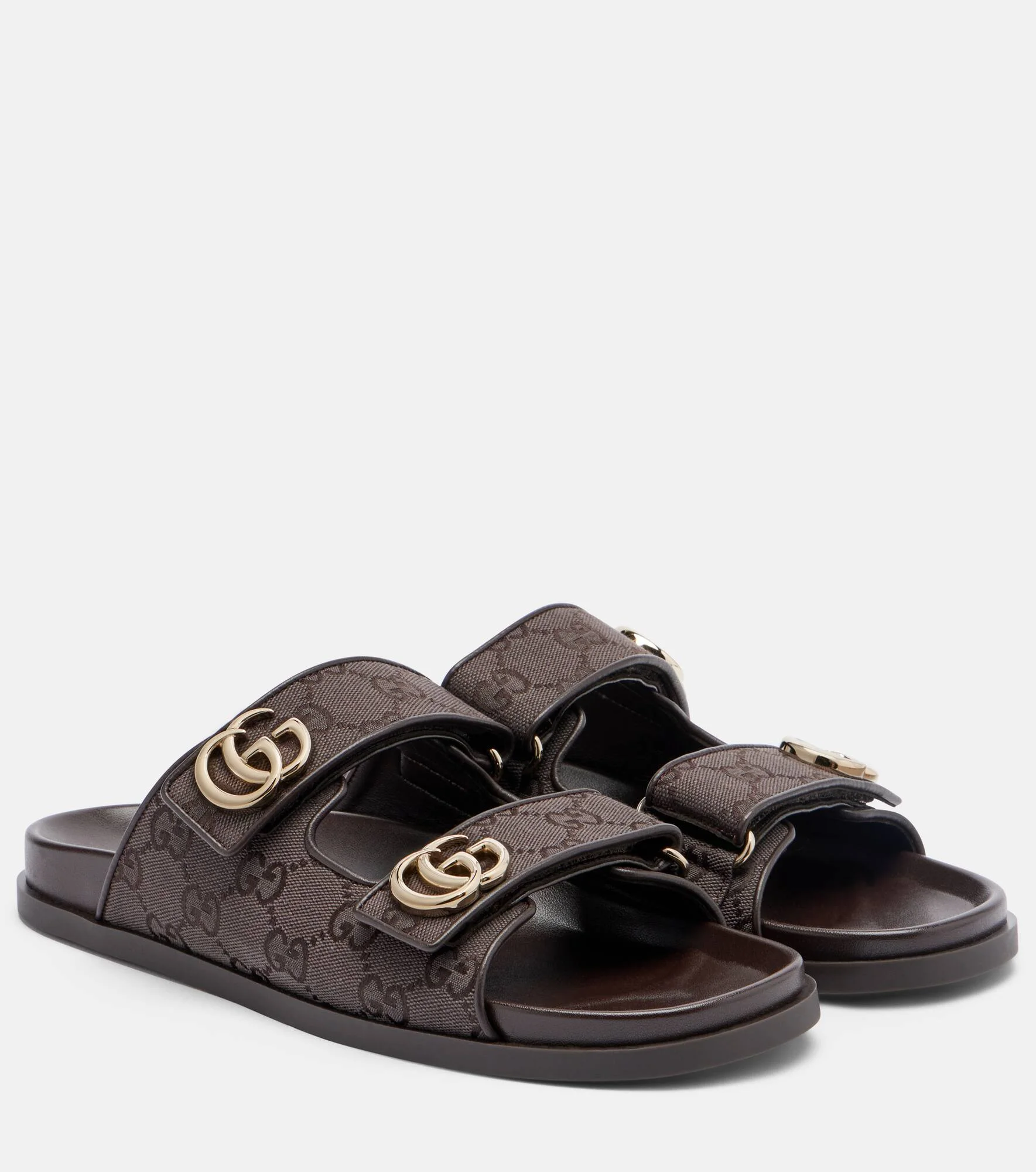 Double G GG Canvas sandals - 1