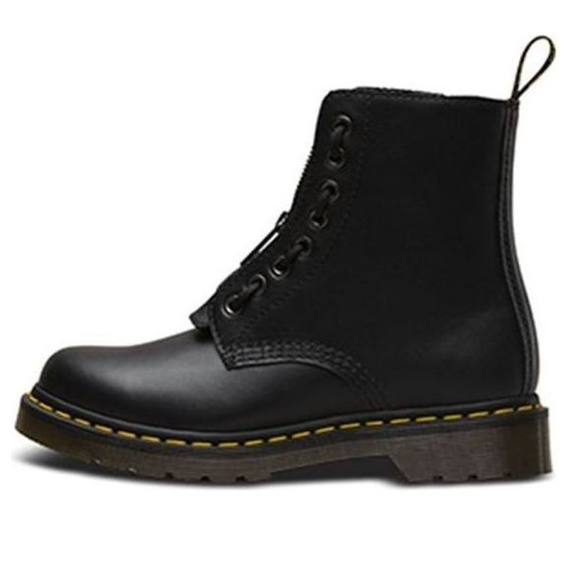 (WMNS) Dr. Martens 1460 Pascal Front Retro High Top Martin boots Black 23863001 - 1