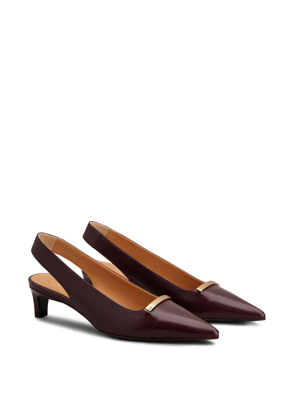 40mm leather pumps - 2